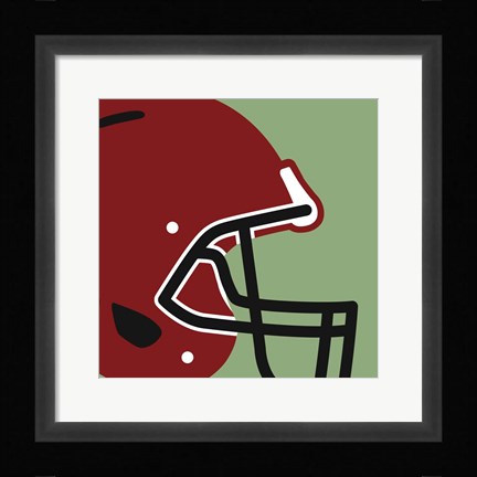 Framed Football Close-ups - Helmet Print