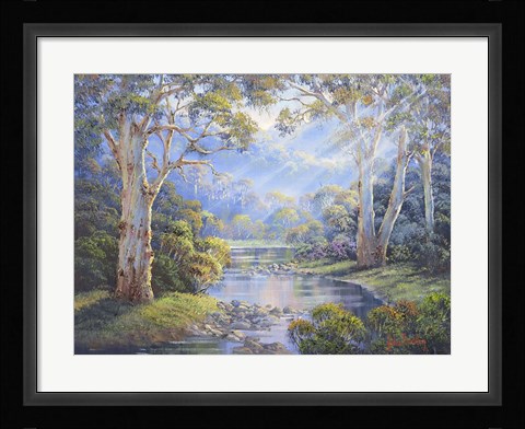 Framed Early Morning Barrington Print