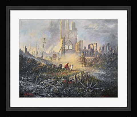 Framed Going Home WW1 Print
