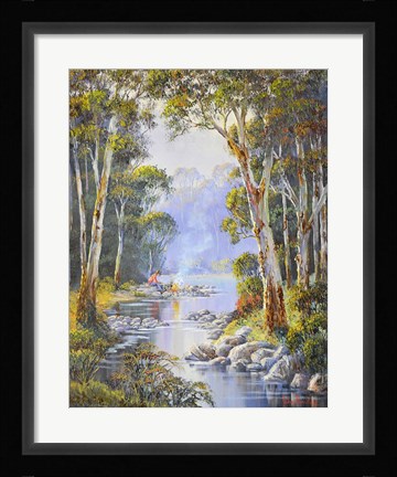 Framed Morning Coffee Barrington Print