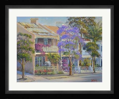 Framed Paddington Lace Print