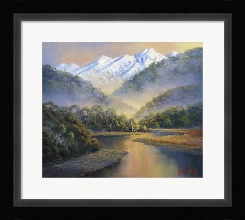 Framed West Coast Sunset Print