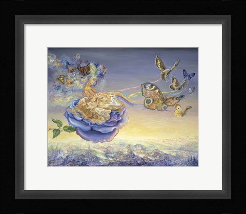 Framed Butterfly Princess Print