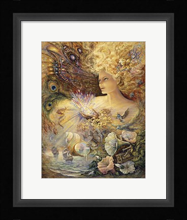 Framed Crystal Of Enchantment Print