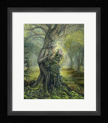 Framed Dryad And The Tree Spirit Print