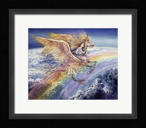 Framed Flight To Aquarius Print