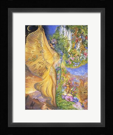 Framed Goddess Between Realms Print