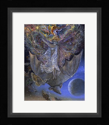 Framed On A Bat's Back I Do Fly Print