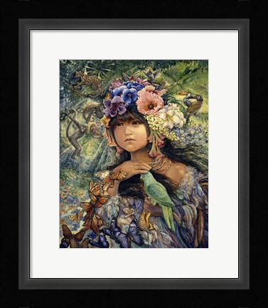 Framed Princess Of The Amazon Print