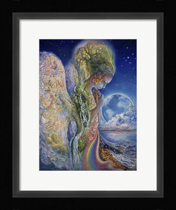 Framed Sadness Of Gaia Print