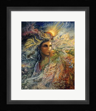 Framed Spirit Of The Elements Print