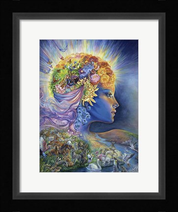 Framed Presence Of Gaia Print
