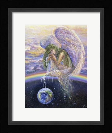 Framed Weep For The World Print