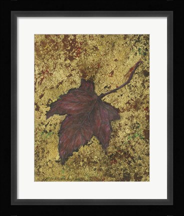 Framed Maple Leaf Print