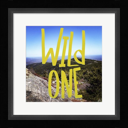Framed Wild One View From The Top Print
