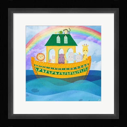 Framed Noahs Ark Print