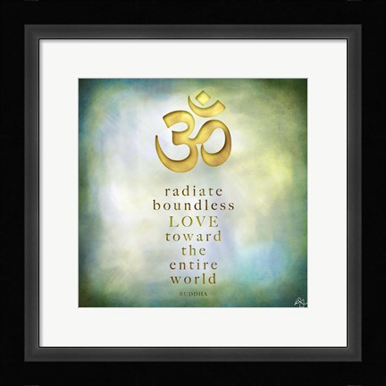 Framed Radiate Love Print