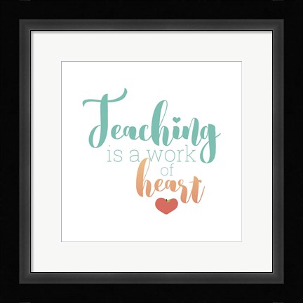 Framed Teaching Is Print