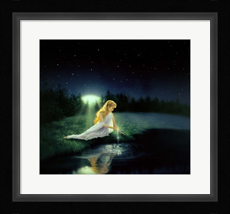 Framed Brilliant Waters Print