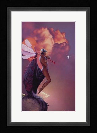 Framed Dreams Of Spring Print