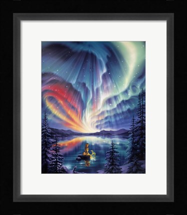 Framed Enchanted Lake Print