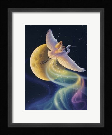 Framed Flight Of The Aurora Print