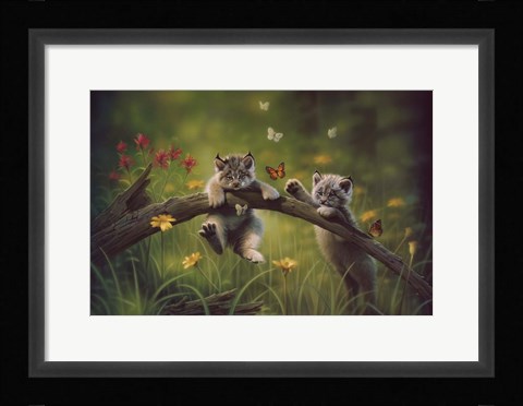 Framed Kittyland Print