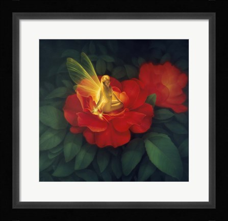 Framed Night Light - N Print
