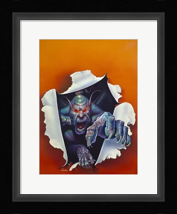 Framed Monster From The Other Side Print