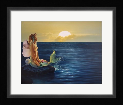 Framed Rising To Greet The Dawn Print