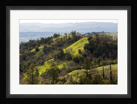 Framed Over the Hill Print
