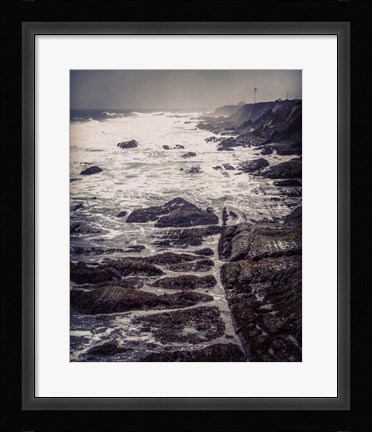 Framed Point Arena Lighthouse Print