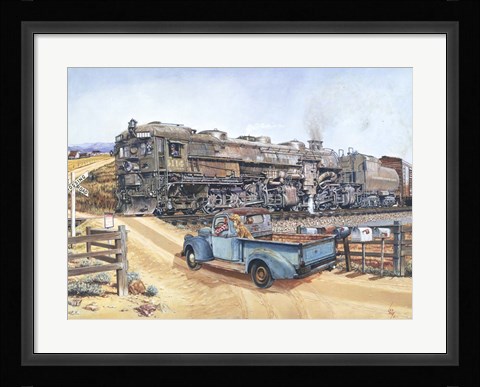 Framed When the Earth Quakes Print