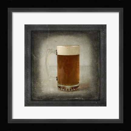 Framed Dorm Room Pub Just Beer 2 Print