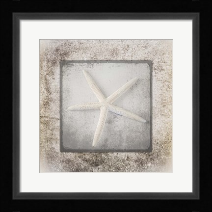 Framed Stone Star 3 Print
