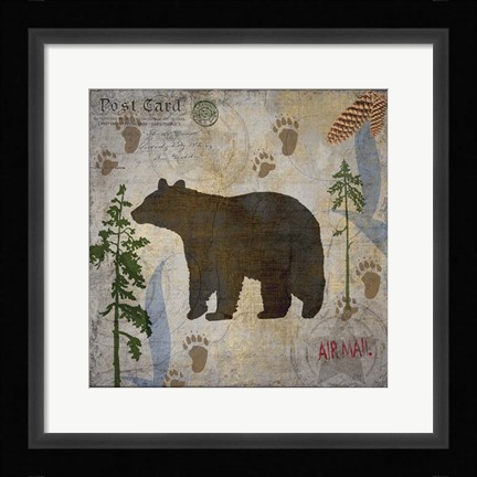 Framed Bear Lodge Print