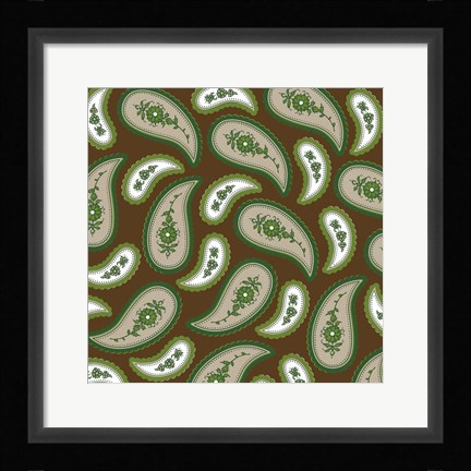 Framed Camo Paisley 2.2 Print