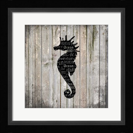 Framed Country Sea V2 1 Print