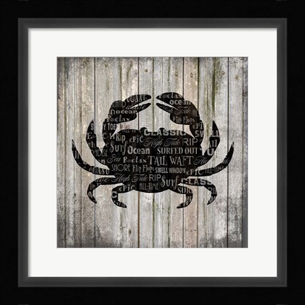 Framed Country Sea V2 2 Print