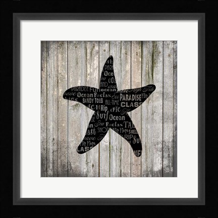 Framed Country Sea V2 3 Print