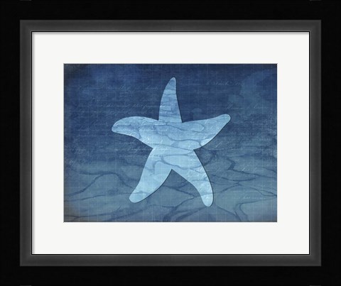 Framed Gypsy Blue Cyanotype V6 Print