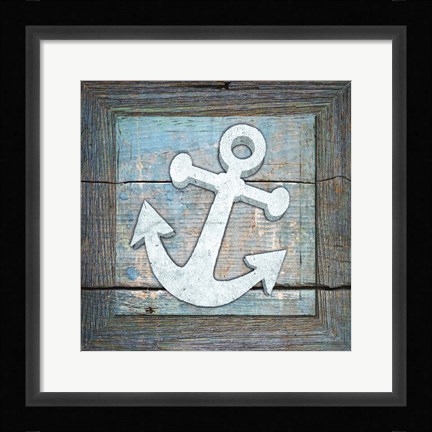 Framed Gypsy Sea Blue Framed 1 Print