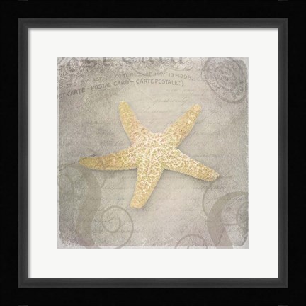 Framed Gypsy Sea Love Letter 3 Print