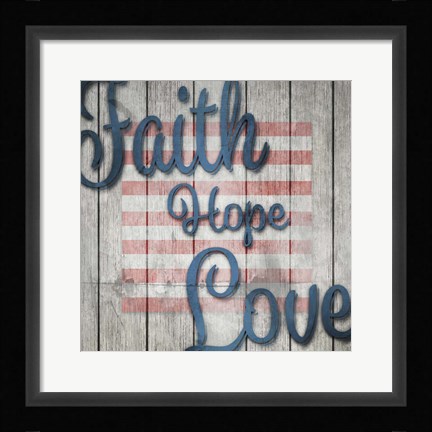 Framed American Workshop Series 3 V4 Print