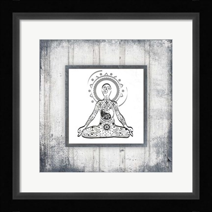 Framed Gypsy Yoga V1 2 Print