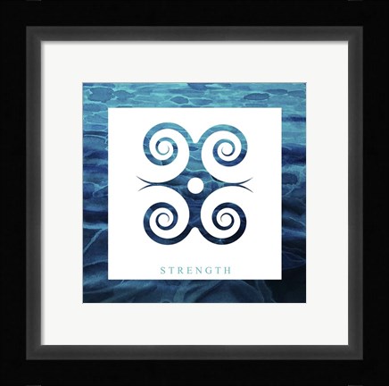 Framed Yoga V1 Strength Print