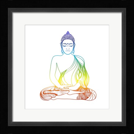 Framed Yoga V1 1 Print