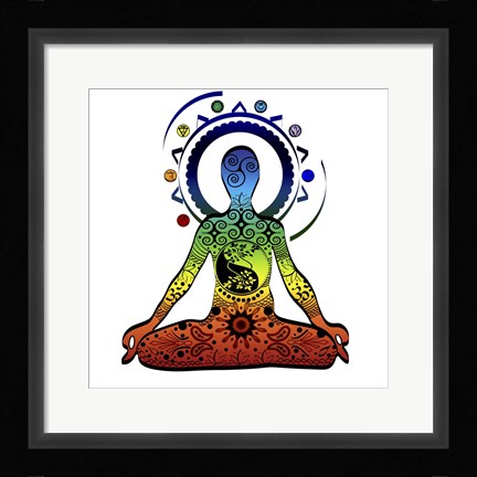 Framed Yoga V5 Print