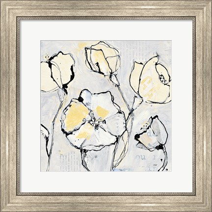 Framed 16 Again III with Yellow Print