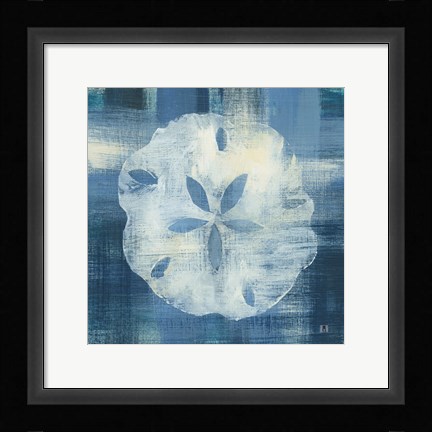 Framed Batik Seas III Print